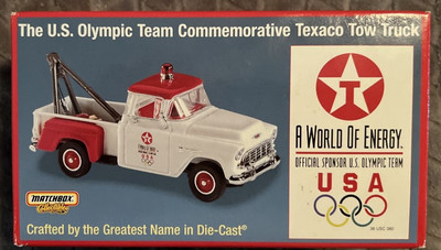 Matchbox Collectibles U.S. Olympic Team Commemorative 1955 Texaco Tow Truck MIB