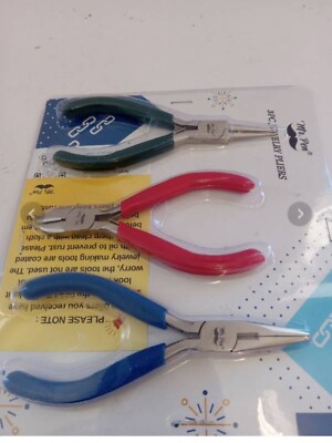 Mr. Pen Jewelry Pliers 3 Pack Mini Pliers, Wire Cutters for Jewelry Making