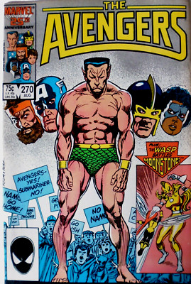 THE AVENGERS # 270.  AUG. 1986.  VOL.1 SERIES.  BRONZE AGE.  N.MINT-