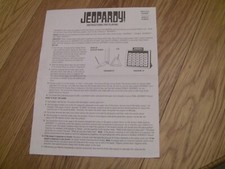 Jeopardy Board Game 2003 by Pressman Replacem...