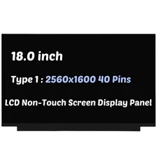 18.0" 165Hz LCD Screen Display IPS Panel CMN1809 N180GME-GAA 2560x1600 40 pins