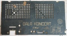 Pannello posteriore radio d'epoca Telefunken Gala Koncert
