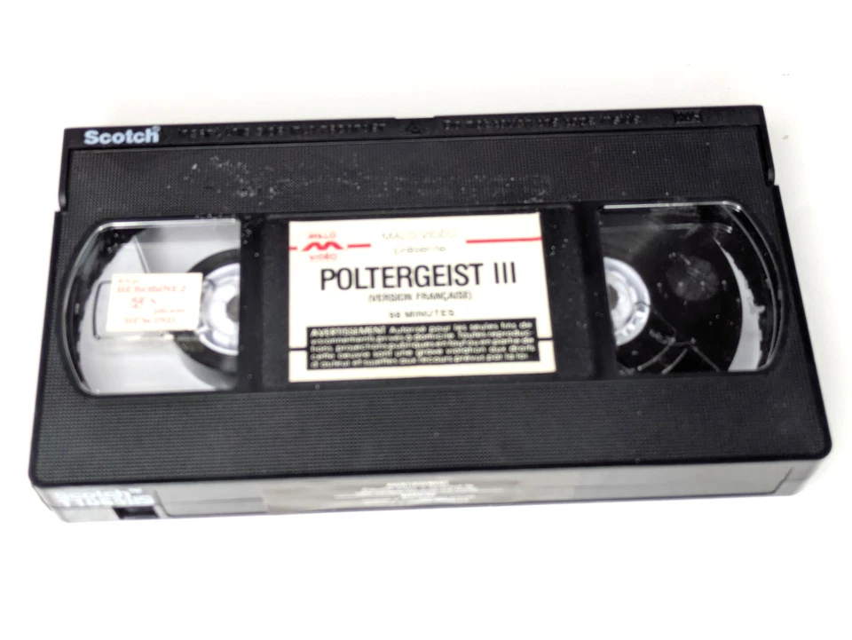 Poltergeist II & III (VHS) French Tested  - Image 4 of 4