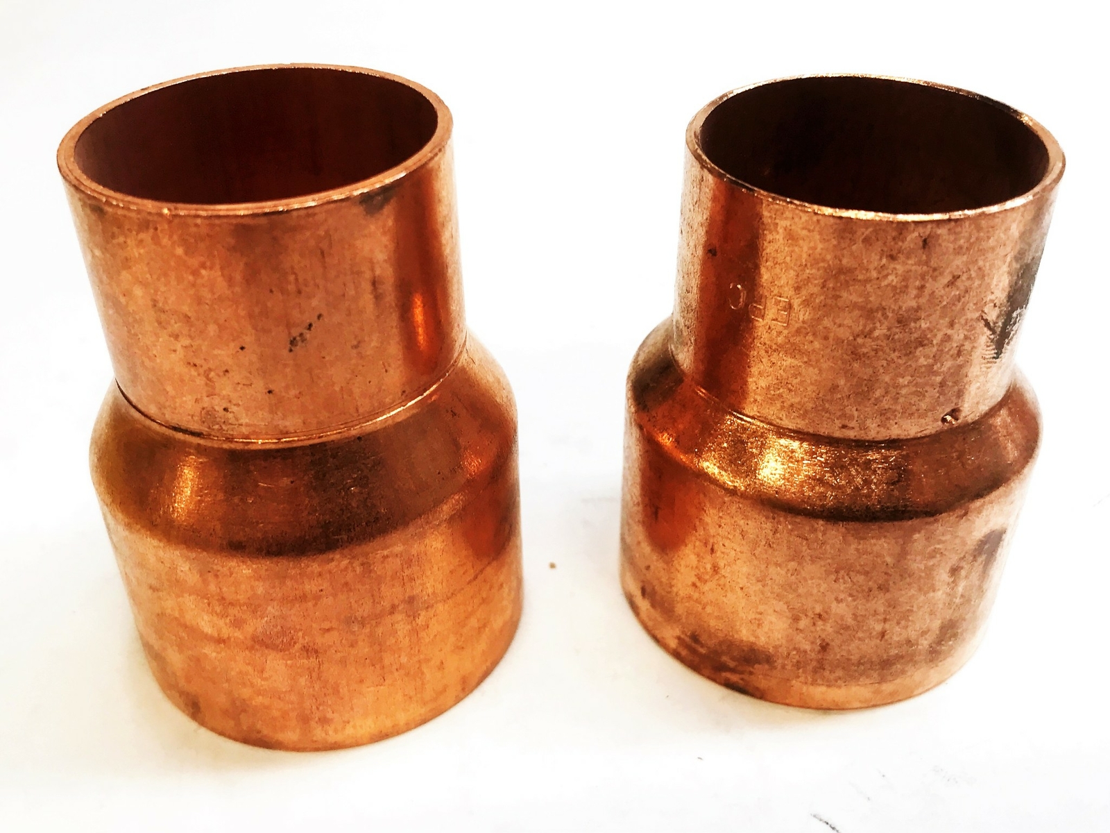 EPC 2" Sweat x 1-5/8" Sweat Copper Coupling [Lot of 2] NOS
