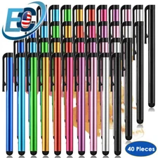 40pcs Capacitive Touch Screen Stylus Pen Universal Fr iPad iPhone Tablet Samsung