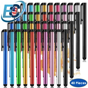 40pcs Ecran tactile capacitif Stylus Pen Universal Fr iPad iPhone Comprimé Samsung