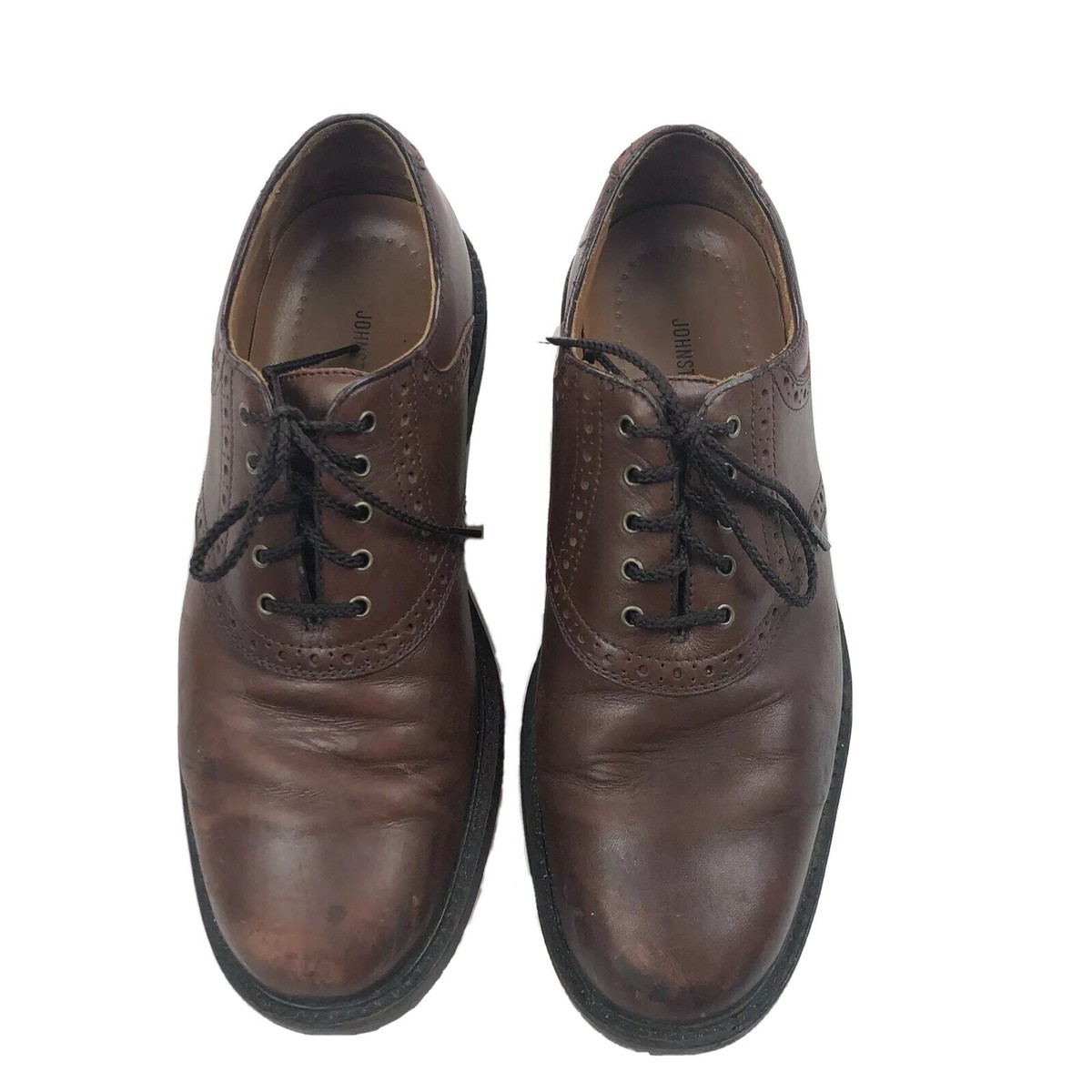 Johnston & Murphy Mens Size 9.5 Dress Shoes Oxford Leather  display picture 2