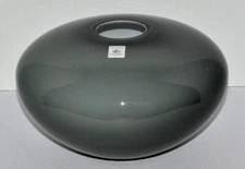 LARGE MID CENTURY SCHOTT ZWIESEL ART GLASS VASE SIGNED MINT MODERNISM GERMANY