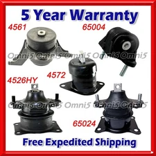 O084 Fits 2009-2011 Acura TL 3.5L AUTO Engine Motor & Transmission Mount Set 5pc