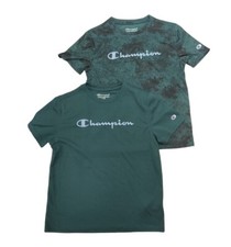 Champion Youth Boys 2 Pack Active Tees Green