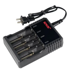 Four-Slot Li-ion Battery Charger USA Plug 4 Slot Universal For 18650 16340 26650