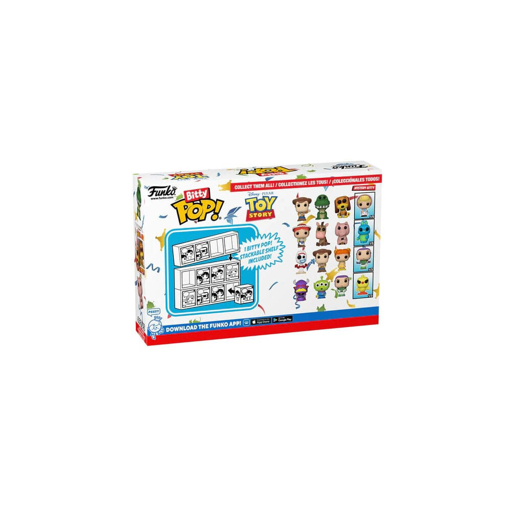 Funko Bitty Pop! Toy Story - Forky, Woody, Gabby Gabby et une Mini-figurine Mystère en Surprise - 2.2 Cm - Disney Pixar