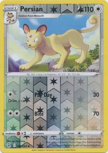 Pangoro Pokemon Fusion Strike TCG Card 174/264