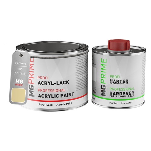 Pantone 3C Warm Grey Peinture Acrylique Brillante Pot De 0,75 Litre