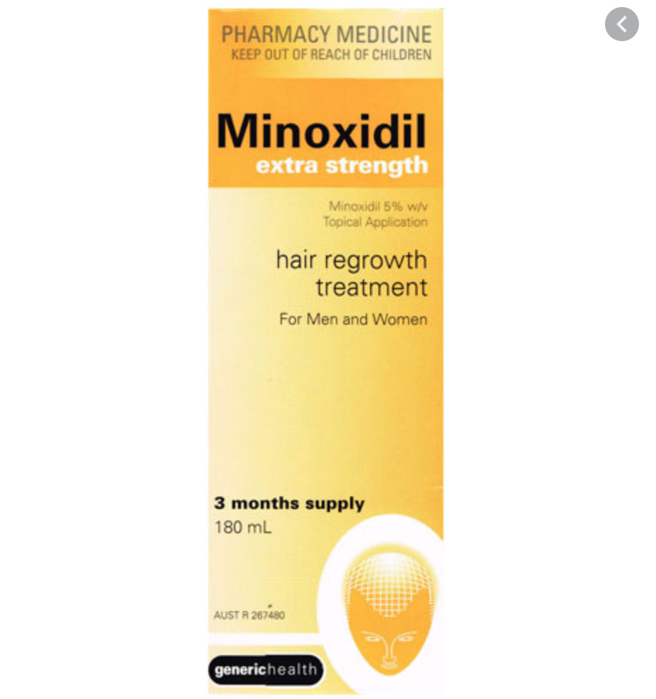 Minoxidil Extra Strength 5% -180ml 3 MONTH SUPPLY REGAINE HAIR LOSS TREATMENT