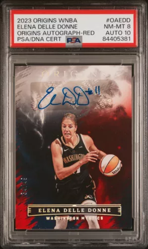 2023 Panini Origins WNBA Elena Delle Donne #OAEDD Auto Red PSA 8 Auto 10 - /49 