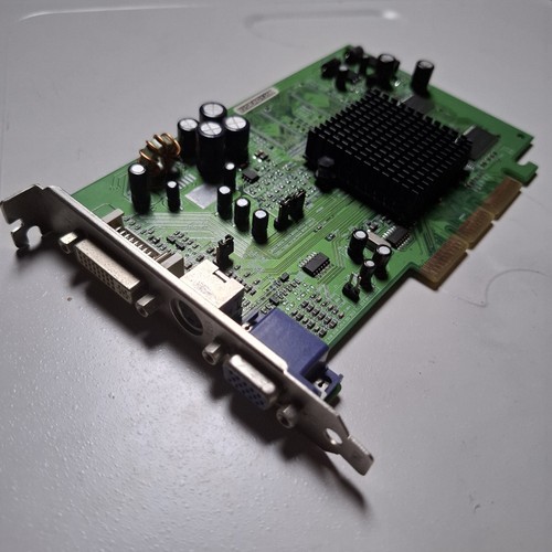 Vintage Radeon 9200SE 128MB AGP Retro Pc - Zdjęcie 3 z 5