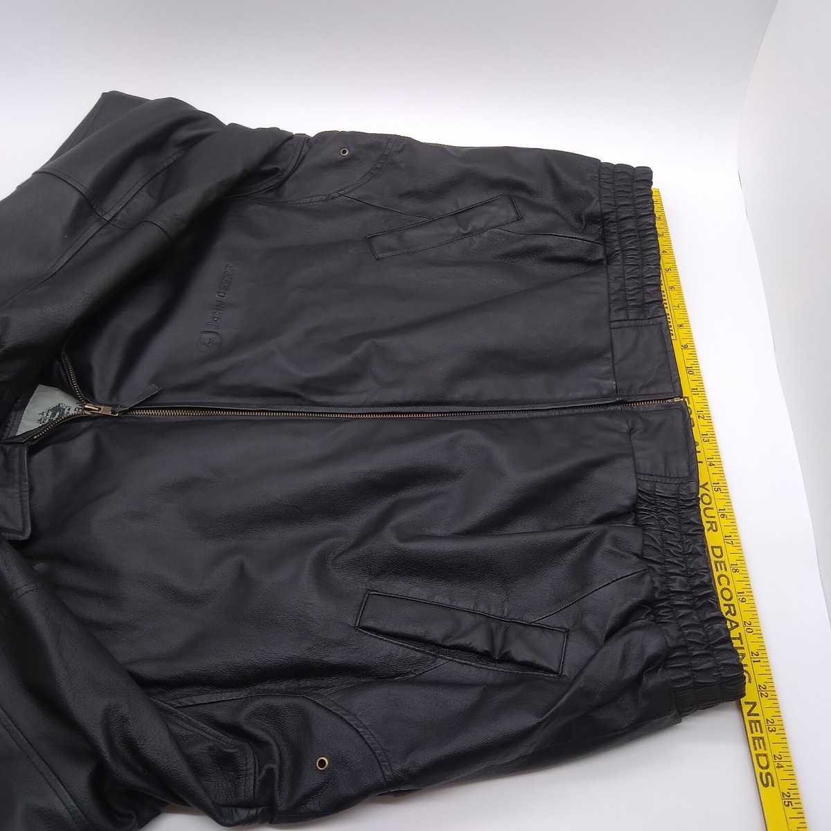 ￥￥￥　 BURK'S BAY レザージャケット XXL Burk's Bay Black Mens Size XXL Leather Jacket Embossed John