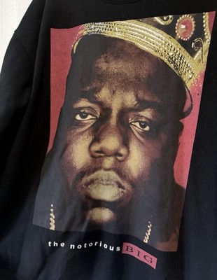 The Notorious B.I.G. Black Graphic Crewneck Sweatshirt  It Was All A Dream  Plus