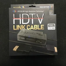 PlayStation 1 & 2 - XYAB HD TV Link Cable Cord Full 1080 HDMI - New / PS1 PS2