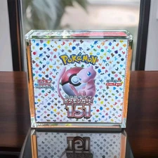 JAPANESE Pokemon Box - MAGNETIC  ACRYLIC Protective Booster Standard Case (USA)