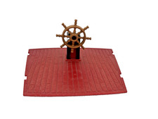 Playmobil Piratenschiff Ruder Deck rote Abdeckung zu 3940 Schiff Ersatzteil