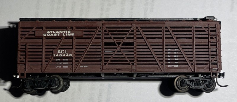 Atlas N Scale Stock Car ACL 140448 Atlantic Coast Lines