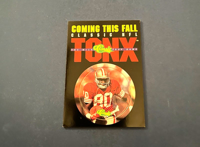 1993 Classic Football Jerry Rice TONX Promo Card  HOF Set Break EX-MT