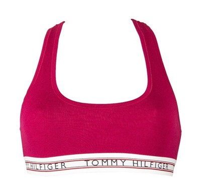 TOMMY HILFIGER Damen Bralette Brassier BH ohne Bügel ohne Styling auch für Sport