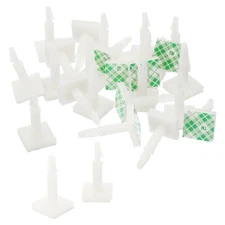 24Pcs Sticky PCB Spacer 0.62" Supporting Height Adhesive Standoffs White