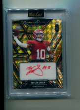 2025 Wild Card Metallix Gold Mosaic Autographs Taylen Green Rookie Auto 1/1