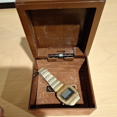 Rare Vintage Swiss Made MICROMA Digital LCD Watch ''Blade Runner'' From 1970's