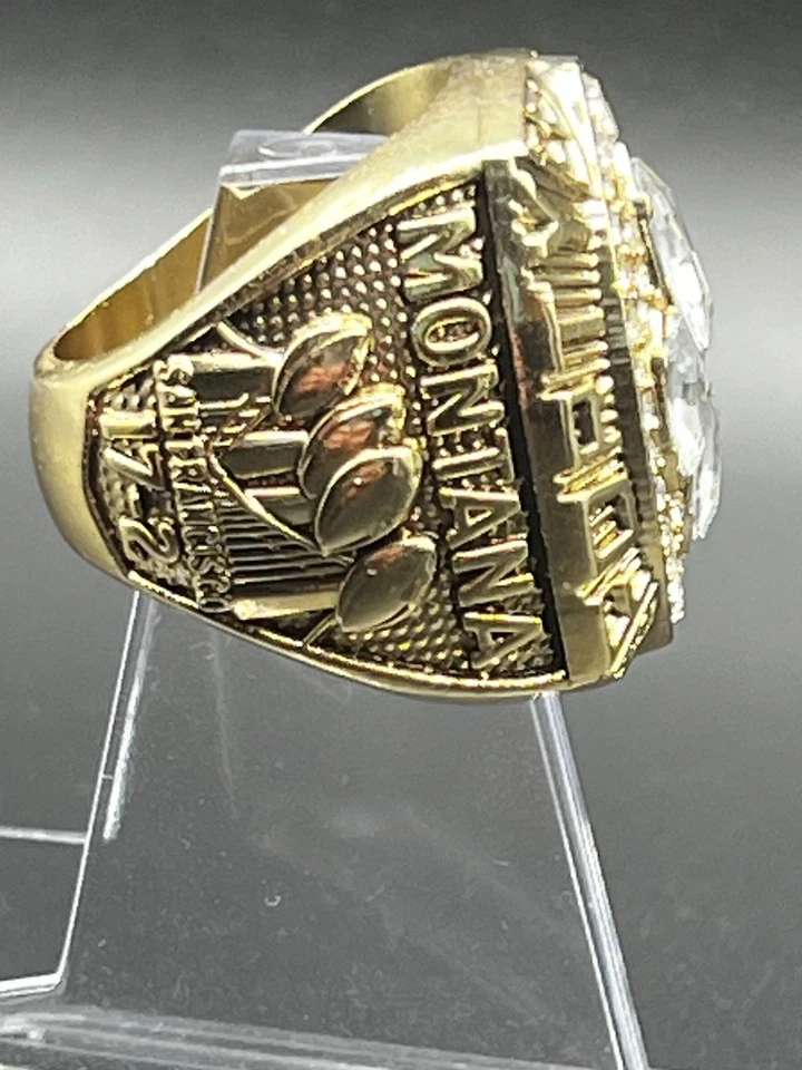 Anillo de Campeonato Joe Montana-San Francisco 49ers Superbowl XXIV (Réplica) Foto 2 de 4