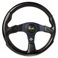 Oz Racing X Personal Thunder Steering Wheel 350mm Leather Suede Black 3 Spoke Oz Racing X Personal Thunder Steering Wheel 350mm Leather Suede Black 3 Spoke