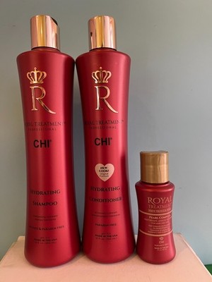 Chi Royal Treatment Hydrate Shampoo, Conditioner &  Pearl Complex Oil Treatment