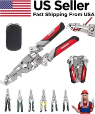 18 in 1 Foldable Wire Stripper Crimper Cutter Multifunctional Tool Professional