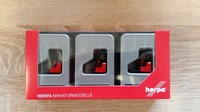 Herpa 053860 - 1/87 ZubehöR Mitnahmestapler Mit HeckstossfäNger (3 StüCk) - Neu
