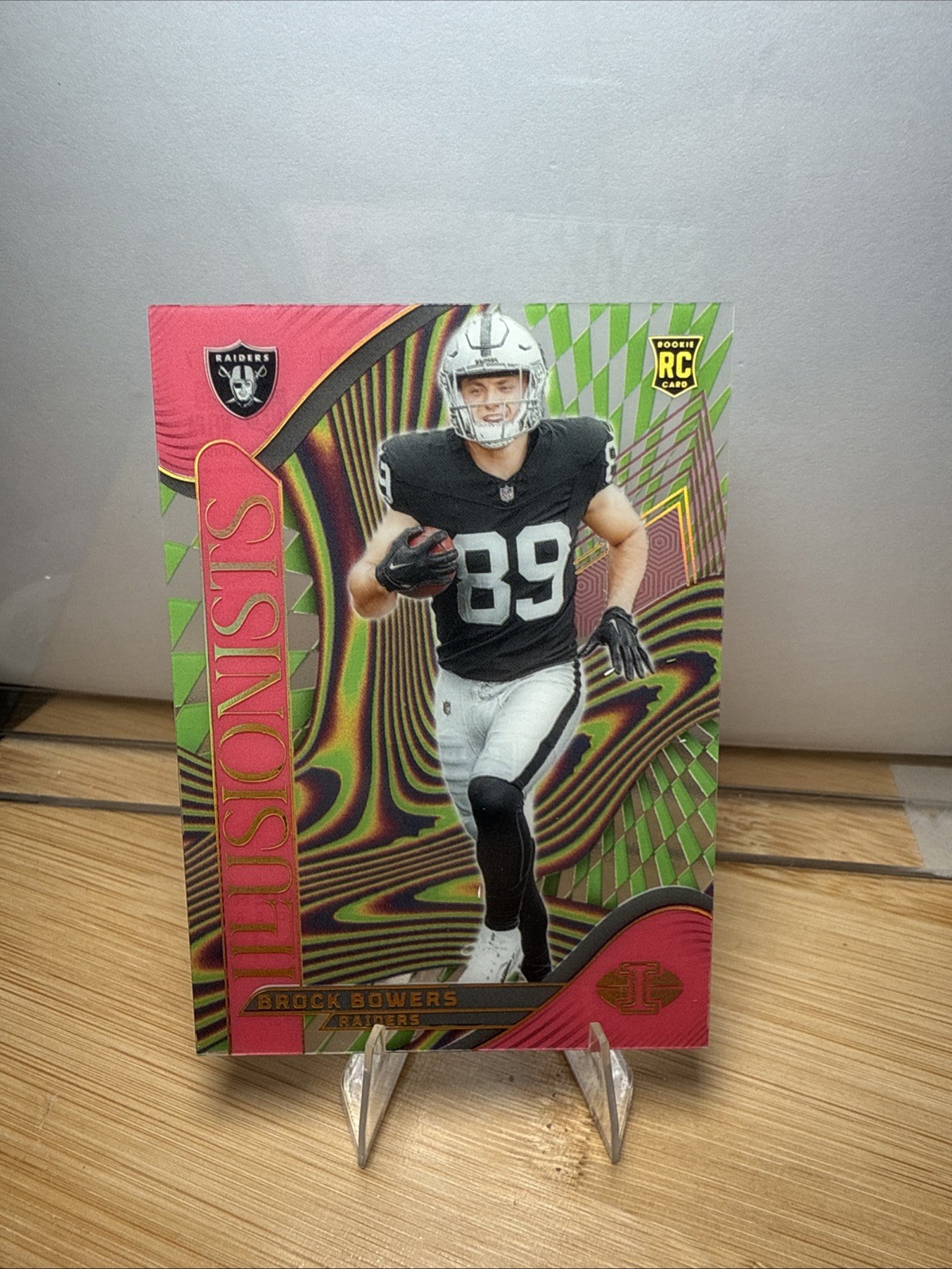 Brock Bowers Panini Certified Franchise Foundations #1 Mirror Pink