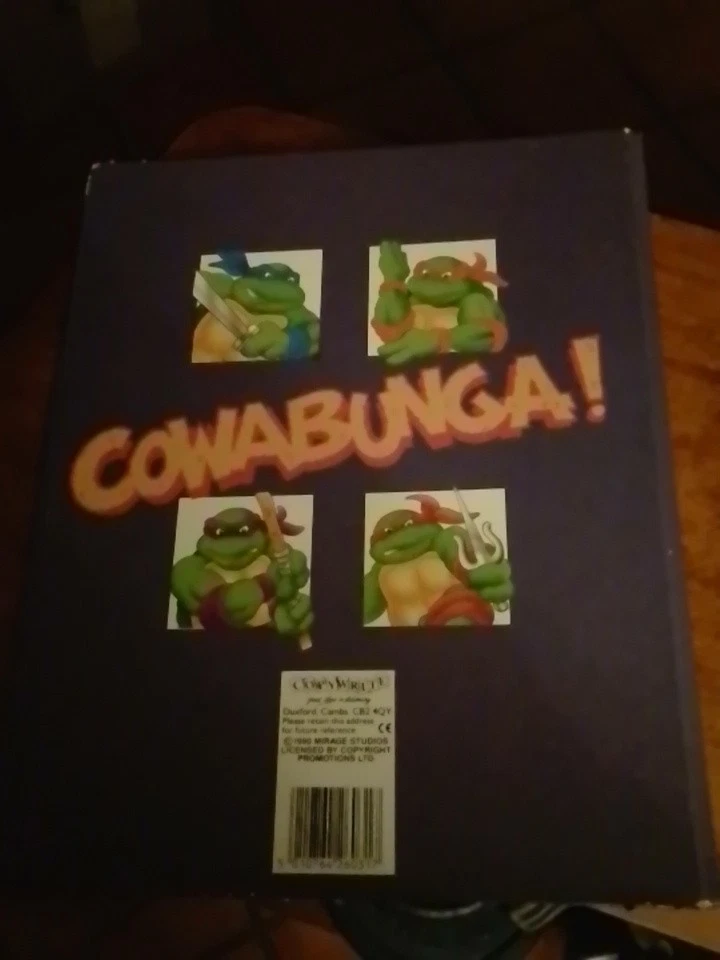 Classeur TORTUES NINJA -1990 -mini Pencil Box COLLECTOR Article Introuvable Lot - Photo 4/4