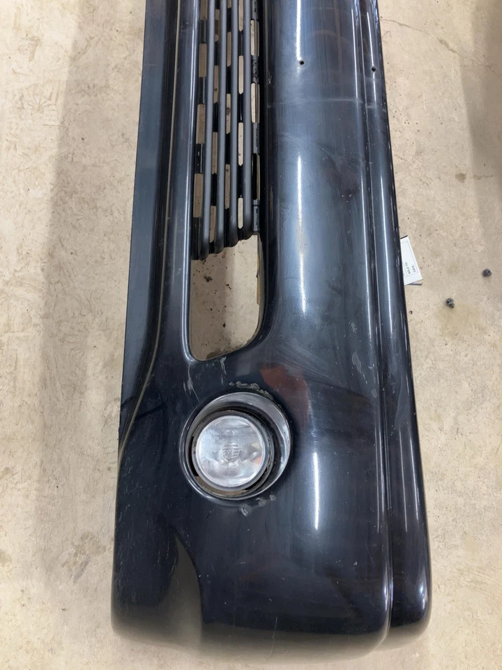 04 SIERRA DENALI Front Bumper Black W/gof Lamps Steel Foto 2 de 4