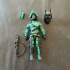1989 HASBRO GI JOE COBRA NIGHT-VIPER v1 FIGURE 100% COMPLETE TIGHT MT- 🔥