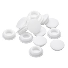 16 Pcs Silicone Hole Plug, White Fit for Bottle Pipes 15.5-17mm Inner Diameter