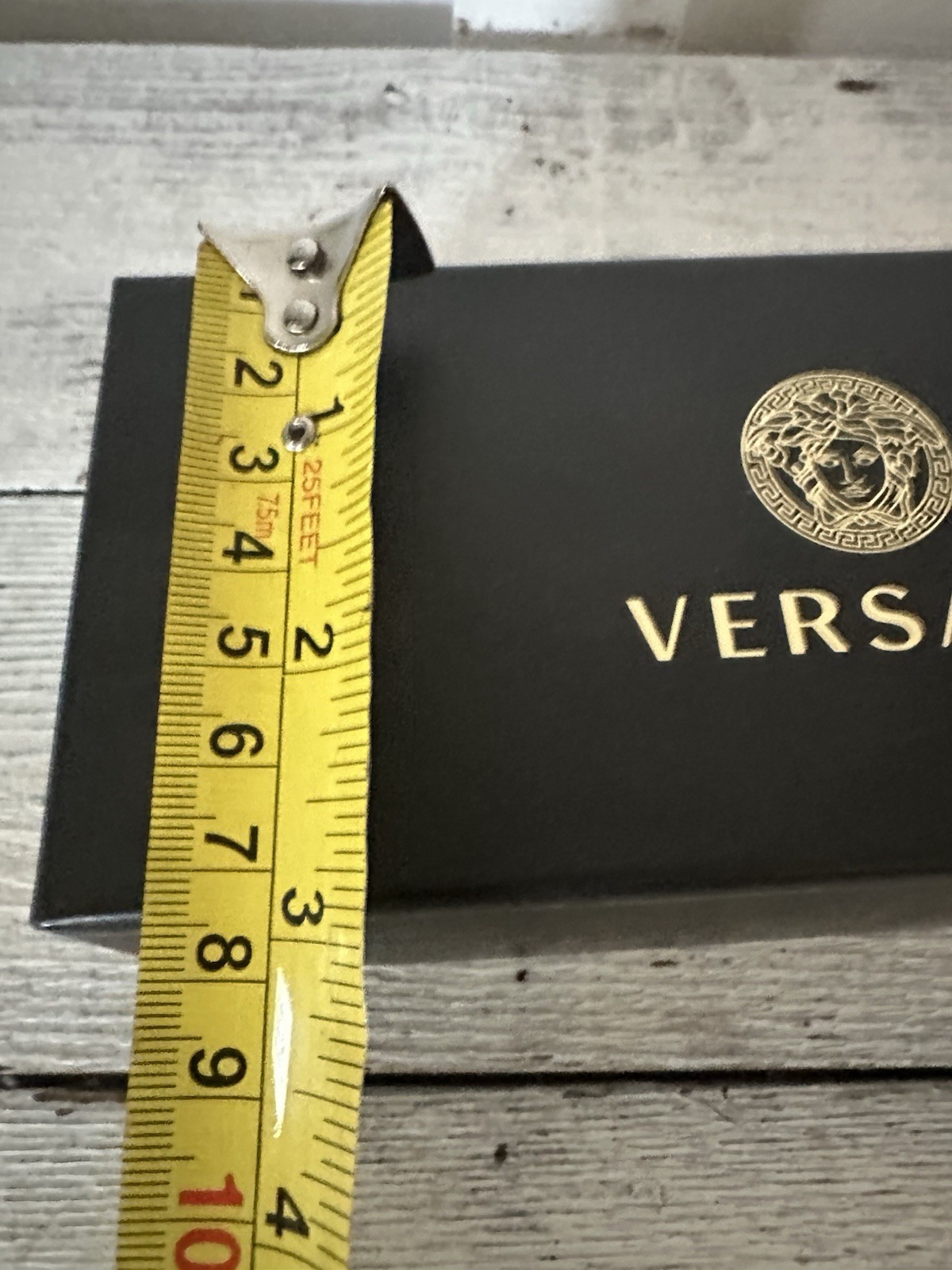 Empty Versace Sunglass Box Includes Wiping Cloth And Pamphlet. New BOX ONLY thumbnail 3