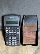Texas Instruments TI BA II Plus Business Analyst Financial Calculator Fine Works