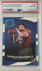 2017 Donruss Patrick Mahomes II (Kansas City Chiefs) Rated Rookie PSA 8