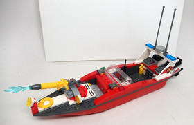 Lego 60005 Fire Boat Town City Fire 100% Complete