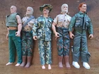 5 Vintage 90's G.I. Joe Action Figures 12" Various Types/Theme/Conditions Pics