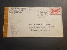 APO 603 BELEM, BRAZIL 1944 Censored WWII Army Cover APO 12832-BJ Soldier's Mail