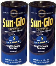 Twin Pack of  5 Speed Shuffleboard Powder Wax