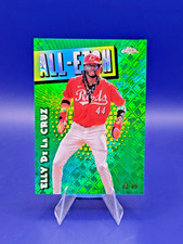 2025 Topps Chrome - All Etch Elly De La Cruz #CAE-4 Green Logofractor /99